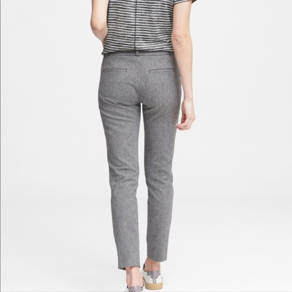 Banana Republic Sloan Fit Gray Slacks - Size 4 - Picture 2 of 5